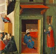 Fra Angelico Giving Dowry to Three Poor Girls oil painting picture wholesale